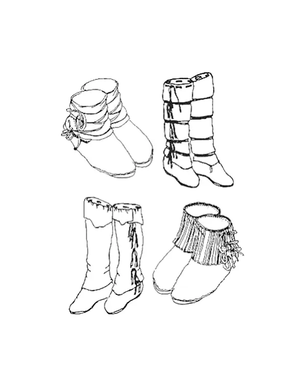 Comanche Moccasin Pattern