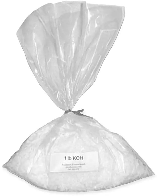 Pearl Ash (potassium hydroxide)