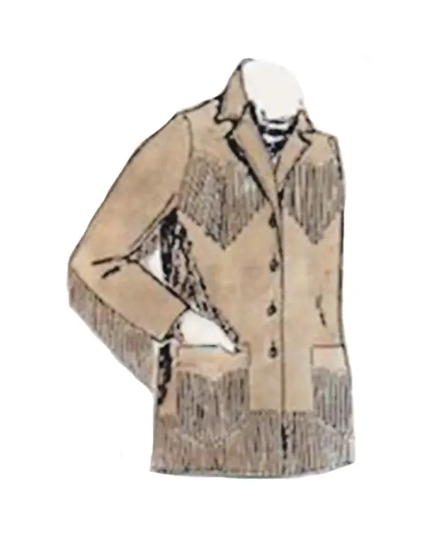 Womens Fringed Jacket Pattern